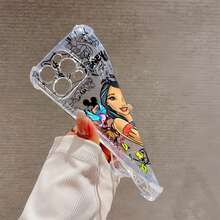 Funda para teléfono What Whimsical Nature Friends Compatible con fundas para teléfonos   17  16 Pro Max  15 Pro Max  13 y  12 Fabricada en material TPU, proporciona protección contra golpes y caídas Regalo perfecto para familiares, amigos, amantes de los animales y aquellos que aprecian la aventura - transparente - Ver 6