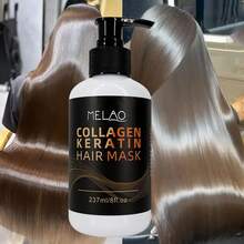 MELAO 胶原蛋白角蛋白发膜 - 深层修护受损脆弱发质，减少断裂，恢复秀发强韧光泽