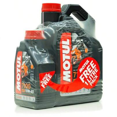 Oil Lubricant 7100 10w40 4T Synthetic 4L+1L