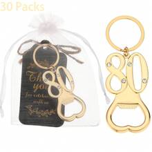 Bộ 10/30 dụng cụ mở nắp chai sinh nhật mới nhất, thích hợp làm quà tặng sinh nhật lần thứ 13, 15, 16, 18, 21, 30, 40, 50, 60, 65, 70, 75, 80, 85, 90 hoặc quà kỷ niệm ngày cưới, quà tặng sinh nhật, đồ trang trí kỷ niệm. - Nhiều màu - Xem 19