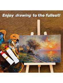 5 pezzi Tavolette di tela 20x30cm/8x12in, progettate per progetti ad acrilico, olio, acquerello, adatte per artisti professionisti, studenti e adulti, realizzate in materiali di alta qualità - compatibili con vari media pittorici - spessore 3mm, abbondanti forniture artistiche per il godimento creativo