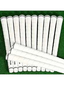 13pcs Golf Club Grips, New Material Comfortable Anti-Slip Wrap Style Golf Grip