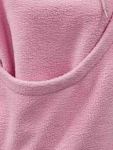 Ladies Long-Sleeved Hooded Sweater For Pets, Worn At Home And Shopping In Autumn And Winter. - Pink - View 5