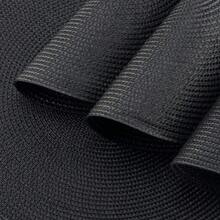 Round Braided Placemats For Dining Table Set Of 4 HeatResistant Table Mats Washable Woven Vinyl 15 Inch Round Place Mats Black 4