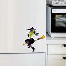 2Pack 4.53"X5.12" Fashion Male Witch SelfAdhesive Vinyl Car Bumper Sticker And Window Decal For Home Life And Halloween Theme Home Decoration Indoor And Outdoor Use #TM840#SSDD B BJNHMJ