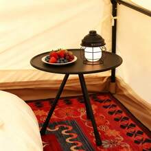 Outdoor Small Round Table Camping Leisure Ultra Lightweight Portable Picnic Garden Table, Coffee Table, Tea Table, Dining Table