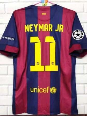 Men's Football Jersey-1415 Barcelona Home Game 11,Exclusive For Fitness Enthusiasts