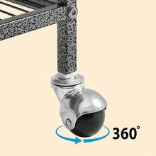 Small Animal Cage 85cm Metal Habitat Pet Rats, Ferrets, Chinchillas With Rolling Stand, Removable Ramp Lockable Doors - 61 cm L X 43 cm W X 86 cm H - View 9