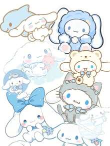 SANRIO 1张无框复古肉桂狗海报，可作房间、酒吧、咖啡馆、家居装饰、电影海报、墙面装饰、电视装饰或礼品。 - 彩色 - 查看 14