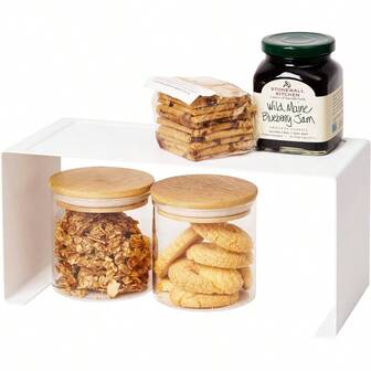 Yamazaki Home Tower Stackable Kitchen Rack Storage Organizer Counter Shelf