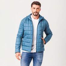 Winter Regular Fit Zipper Pocket Valentine's Day Father's Day New Year - Màu xanh ngọc - Xem 1