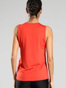 FITNATION Women's Fitness Tank Top With LYCRA For Greater Comfort And UV50 Protection - Đỏ - Xem 3