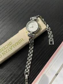 1 chiếc/bộ đồng hồ nữ sang trọng tối giản, mặt số nhỏ bền, thích hợp đeo hàng ngày, sinh nhật, quà tặng cho phụ nữ, kỷ niệm, khuyến mãi Halloween, không có hộp quà tặng - Nhiều màu - Xem 7