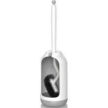 Toilet Brush And Holder Set: Durable Materials Toilet Brush WaterResistant And Easy To Dry Toilet Brush Set Toilet Brush SpaceSaving Design Suitable For Bathroom Cleaning Value Pack - White - View 1
