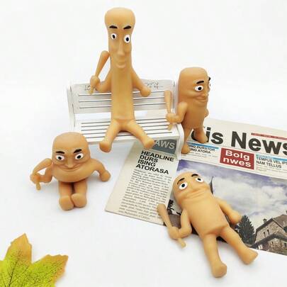 1pc - Shan Hai Jing Wooden Stick Squeeze Toy - Stress Relief Toy - Grape Texture, Slow Rebound, Durable, Stress Relieving For Children/Adults To Play With, Perfect For Children/Adults, Holiday/Birthday Gift, Christmas Gift, Christmas Eve Gift, Gift, Children Toy, Toys, Games