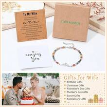 TONY & SANDY Friend Gifts Women, Sister, Friendship Bracelets, Wave Bracelet, Best Friend Birthday Gifts Women, Bestie Bracelets, Stocking Stuffers Woman - Wife - 查看 11