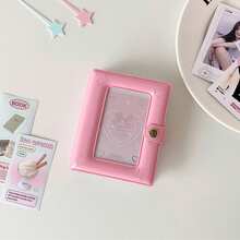 INS Simple High-Value Mini One-Grid Storage Album 3inch  Photo Album Star-Chasing Small Card Album Card Holder Photo Album - Pink - View 13