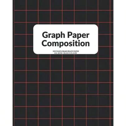 Graph Paper Composition Notebook: Grid Paper Thin Gray Line Isometric Notebook100 Cream Pages Sheets 8 X 10in Graph Paper Composition Notebooks... Notebook 100 Cream Pages Notebook (8 X 10 In)