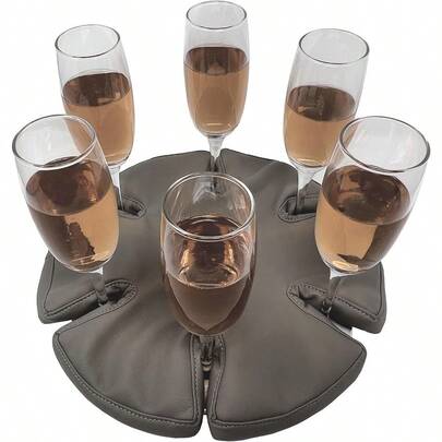 Glass Anchor The GoodLooking Wine Glass Holder For Boats Picnics Festivals Camping And Motorhomes. Holds 6 Glasses. No Fixings Needed. Stop The Spills!