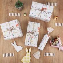 100 Sheets Spring Flower Tissue Paper 20x14 Inches Easter Plaid Party Supply Gift Wrap Decoration DIY Craft Wedding