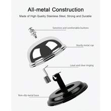 Bell Desk U2013 Loud Call Bell With Matte Anti - Rust Steel, Small 3.35 Footprint, Durable Design Office, Reception, Classroom, And Hotel Use