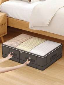 1PC Bed Storage Bag Drawer-Type Wardrobe Storage Bag Fabric Bed Quilt Storage Artifact Flat Dustproof Moisture-Proof Thick Non-Woven Zipper Folding Storage Bag Clothes Underwear Moisture-Proof Dust-Proof Wardrobe Storage Bag Quilt Storage Bag Thickened Clothes Quilt Bed Storage Box Moving Packing Bag Dormitory Waterproof Luggage Bagorganization And Storage Organizer Storage Containers Storage BinsUnder Bed Storage BagClothes ContainerUnderbed Storage ContainersCloset Organizers For Organizing ClothesBlanketsPillowsComforterSweaters - màu đen - Xem 7