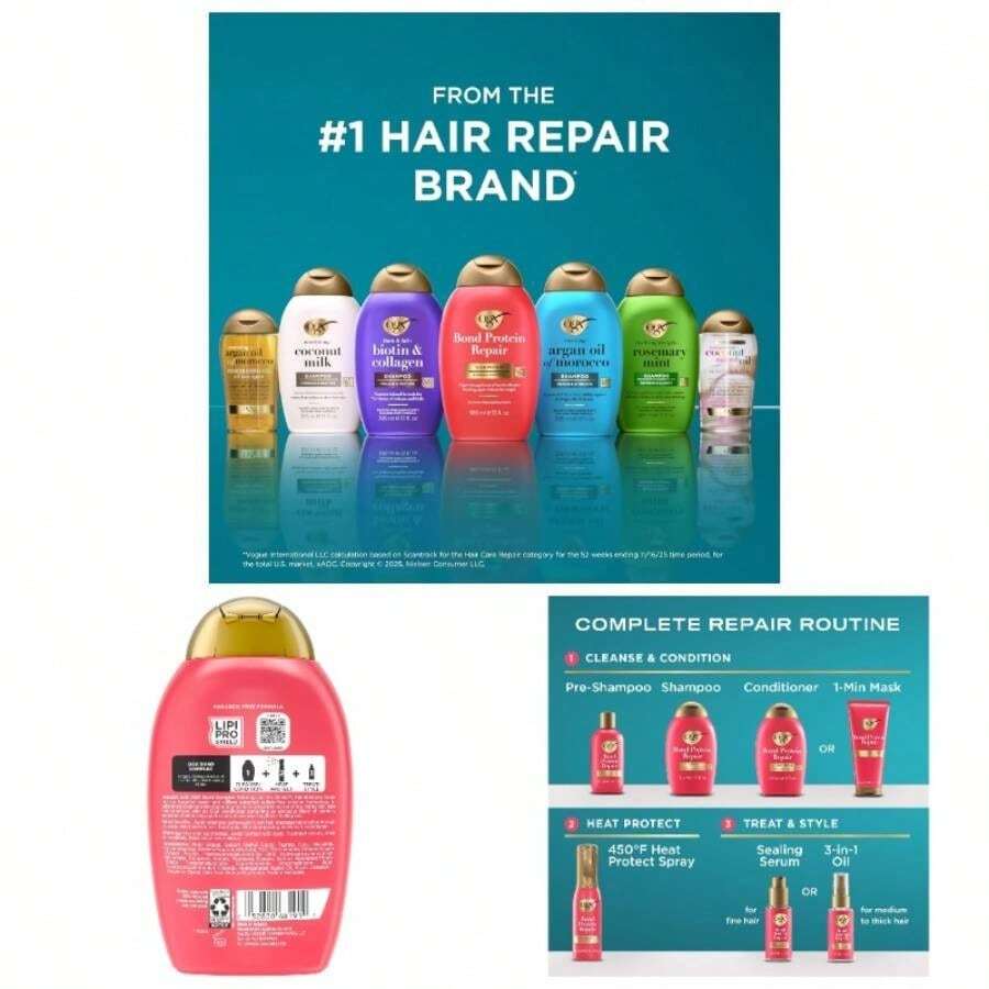 , Shampoo, REPAIR, Reparador de Protenas, Acta en reas Daadas Sin Aadir Peso, Tecnologa LipiPro Shield - inicial - Ver 1