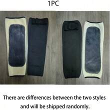 1pc Long Knee Wrap With Thermal Lining, Thick Warm Knee Brace With Straps For Men & Women, Winter Knee Joint Cold Protection Knee Pad