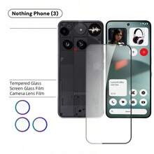 Tempered Glass Screen Protector, Anti-Scratch High Definition Anti-Peeping Film, Metal Eagle Eye Lens Film For Nothingphone3