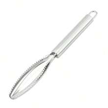 Écailleur de poisson portable en acier inoxydable avec dents de scie - outil de cuisine facile pour nettoyer le poisson