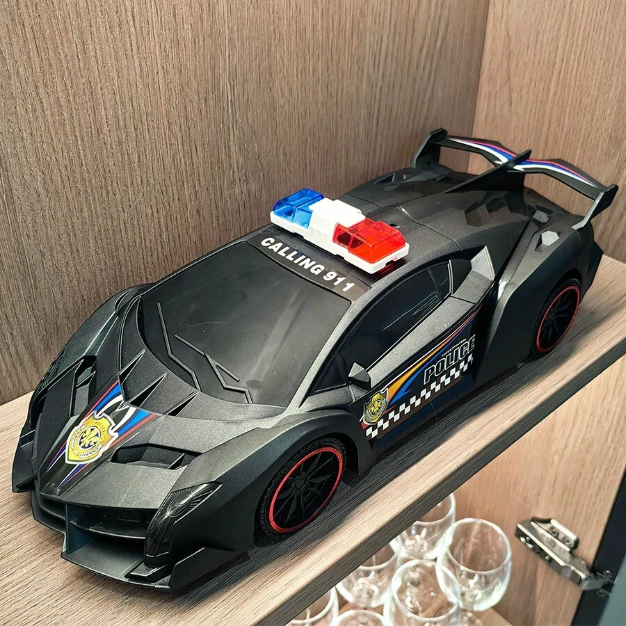 Black Car Model Toy - Realistic Pull Back Racing Car Toy, Ideal Toy And Collectible Gift For New Year, Christmas, Birthday