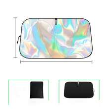 Car Windshield Sunshade, Summer Heat Insulation Sunshade Front Window Can Be Folded Sunshade-UV Protection And In-Car Cooling, Suitable For Most Vehicles - Multicolor - View 8