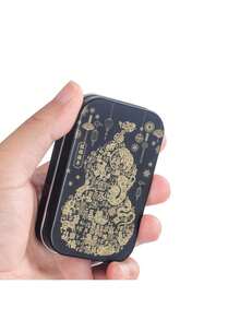 Tinplate One-Piece Lid Box 20-Pack Empty Box-Proof Pressure-Resistant Portable Metal Tobacco Box Accessories - 福祿滿年連體蓋 - 查看 7