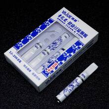 Blue And White Cigarette Holder Filter, , Dual Use For Thick And Thin Cigarettes
