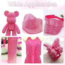 21000Pcs Hot Pink Rhinestones For Bedazzling Kit, Mix Sizes Jelly Bedazzling Resin Gems, Gems Bedazzling For Crafting, Flatback Resin Rhinestones For Craft DIY Face Makeup{"Color_name":"S25"} - S25 - 查看 7