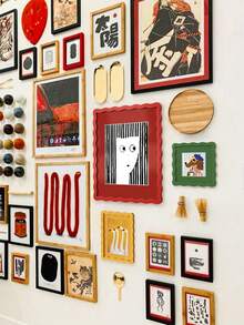 Rainbow Photo Frame - Multi-Size Artistic Wall Art For Gallery Walls, Bedroom & Room Decor, Black/White/Orange/Red/Blue/Green - Multicolor - View 7