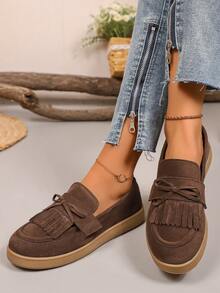 Zapatos planos para mujer, nuevos y ligeros de unicolor, de moda para primavera/otoño