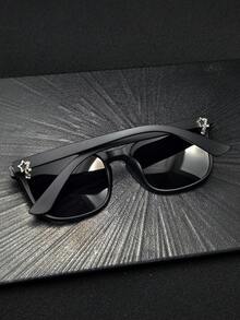 Marco negro/película totalmente gris (estrella de cinco puntas)