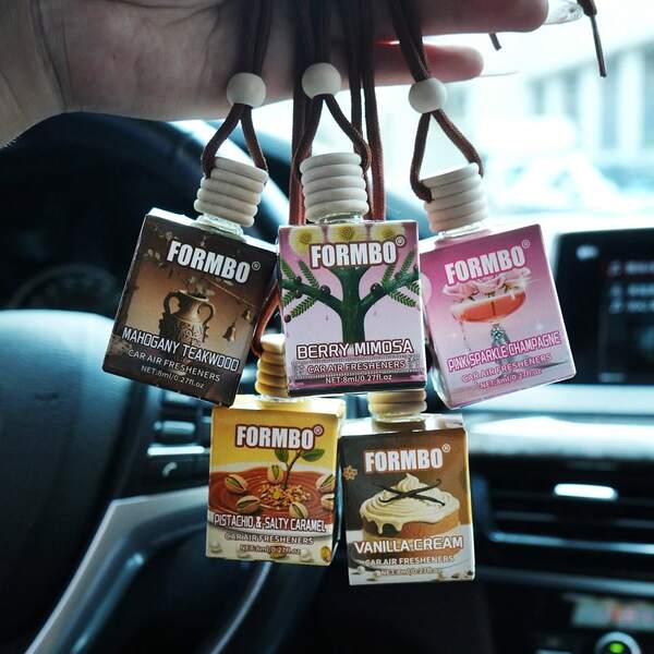 1pc Car Solid Aromatherapy Air Freshener, With Five Fruit And Snack Scents, Is Suitable For Various Places Such As Study Rooms, Wardrobes, Cars, And Bathrooms To Remove Odors And Enhance Fragrance. It Is A Cute Air Freshener And A High-Quality Product That Is Perfect For Gifting
