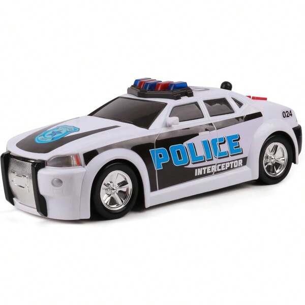 Mighty Fleet Mighty Motorized  Cruiser Toy  Car - Realistic Lights, Sounds & Motorized Feature - Ages 3 And Up
