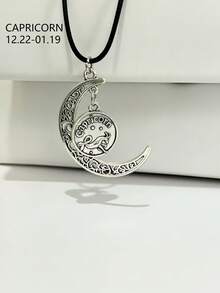 1pc Zodiac Sign Hanging Ornament, Rear View Mirror Decor, Metal Pendant, High-Quality Hanging Accessory