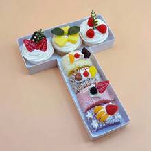 1pc Numeric Candy Box, Reusable Cake Box, Can Be Filled With Fruit Cake, Suitable For Birthday, Party, Gathering, Weekend Party, Anniversary And Other Events