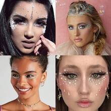 Nail Art Pearls Flatback Rhinestones Nail Charms Gold Silver White Half Round Supplies Luxurious Design Accessories Rhinestones For Women DIY Manicure Decorations{"Color_name":"Colorful-13"} - 彩色-13 - 查看 7