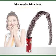 Prank Toy Potato Chips Surprise Snake Bucket - Real Potato Chips Can Snake-Shaped Design - Prank, Novelty Party Decoration, Birthday Surprise, Valentine's Day And Other Joke Gifts, Scaring And Pranking, Halloween Fool's Day Party Magic Joke Gadgets Fun Prank Funny Friend Toy - Sweet Potato Chips Jumping Snake - View 1