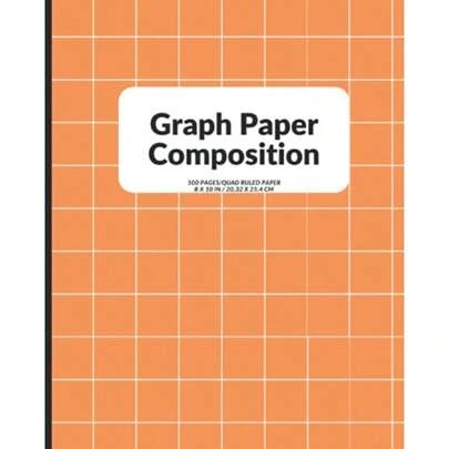 Graph Paper Composition Notebook: Grid Paper Thin Gray Line Isometric Notebook100 Cream Pages Sheets 8 X 10in Graph Paper Composition Notebooks... Notebook 100 Cream Pages Notebook (8 X 10 In)