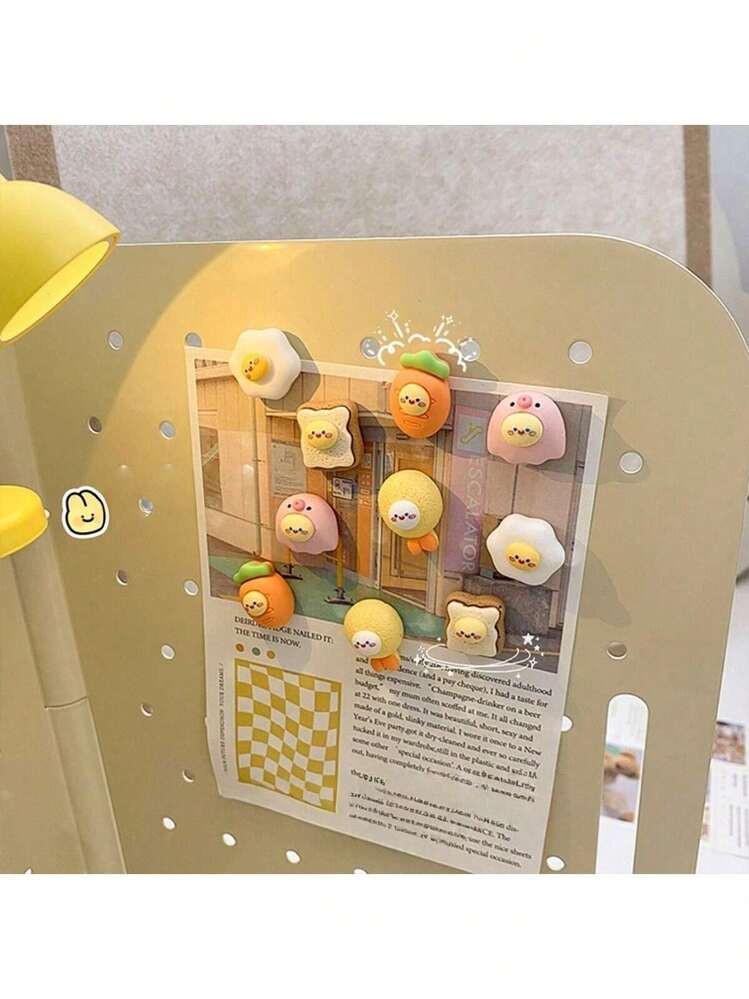 韓国風かわいい冷蔵庫マグネット 装飾用強力マグネットブリキ板