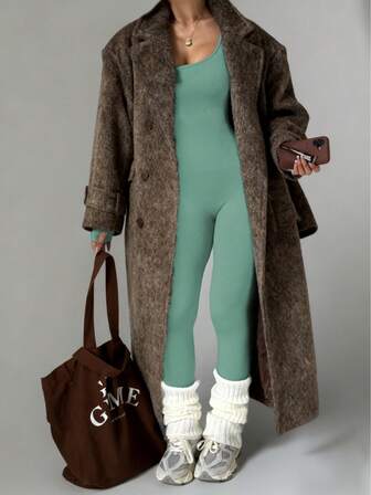 Mono completo para mujer, conjunto de pilates para mujer, atuendos de otoño para mujer, mono ajustado de un solo color, ropa de gimnasio de manga larga para mujer, atuendos de esquí