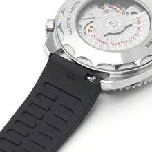 Correas de reloj de silicona suave texturizada Strapseeker: Correas de Liberacin Rpida - 20 mm, 22 mm - Correas de Reloj de Reemplazo para Hombres y Mujeres - Para relojes deportivos y de buceo - 20 mm + verde - Ver 5