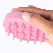 2PCS Peines de Silicona Impermeables para Cabello - Cepillo Masajeador de Cuero Cabelludo para Hombre y Mujer, Púrpura + Verde - Púrpura+verde - Ver 8