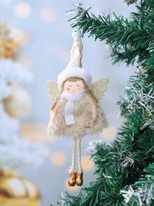 圣诞天使娃娃、圣诞挂饰、圣诞袜填充物、圣诞小矮人娃娃、圣诞饰品、圣诞树装饰、圣诞树装饰、圣诞快乐装饰、圣诞派对装饰、圣诞家居装饰、圣诞装饰、圣诞礼物、冬季装饰、圣诞派对礼品、壁炉装饰家居装饰、房间装饰、2026 新年装饰 - 咖色 - 查看 1